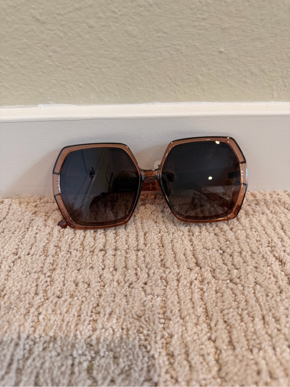 Anthropologie Oversized Geometric Sunglasses